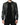 Dolce & Gabbana Black Lambskin Leather Biker Full Zip Jacket