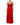 Dolce & Gabbana Red Silk Sleeveless Maxi Long Dress