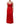 Dolce & Gabbana Red Silk Sleeveless Maxi Long Dress