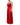 Dolce & Gabbana Red Silk Sleeveless Maxi Long Dress