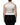 Dolce & Gabbana Ivory Cotton Button Down Sleeveless Vest Top