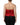 Dolce & Gabbana Red Silk Strapless Fringe Crop Tube Top