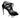 Dolce & Gabbana Black Suede Strap Stilettos Sandals