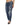 Dolce & Gabbana Blue Tattered Cotton Low Waist Denim Jeans