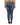 Dolce & Gabbana Blue Tattered Cotton Low Waist Denim Jeans