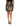 Dolce & Gabbana Black Gold Floral Print Jacquard Mini Skirt
