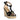 Ralph Lauren Black Leather Women Sandal