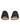 Dolce & Gabbana Black Monochrome Braided Raffia Slides Shoes