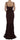 Dolce & Gabbana Bordeaux Stretch Full Length Sheath Dress
