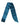 Dolce & Gabbana Blue Satin Silk Skinny Foulard Wrap Scarf