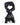 Dolce & Gabbana Black Silk Crown Fringes Men Foulard Scarf