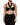 Dolce & Gabbana Black Cropped Viscose Halter Bustier Top