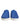 Dolce & Gabbana Blue Leather Lace Slip On Sneaker Shoes