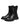 Dolce & Gabbana Black Leather Mid Calf Boots Flats Shoes