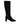 Dolce & Gabbana Black Suede Leather Knee High Boots Shoes