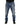 Dolce & Gabbana Blue Washed Cotton Logo Plaque Denim Jeans