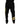 Dolce & Gabbana Black Cotton Logo Tape Men Jogger Pants