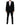 Dolce & Gabbana Black MARTINI Single Breasted 2 Piece Suit