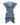Philosophy di Lorenzo Serafini Blue Patterned Layered Short Sleeves Mini Dress