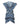 Philosophy di Lorenzo Serafini Blue Patterned Layered Short Sleeves Mini Dress