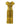 Dolce & Gabbana Yellow Polyester Leopard Midi Sheath Dress