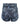 Dolce & Gabbana Blue Floral Print Denim Cotton Hot Pants Shorts