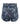 Dolce & Gabbana Blue Floral Print Denim Cotton Hot Pants Shorts
