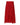 Dolce & Gabbana Red Cotton Floral Lace A-line Long Maxi Skirt
