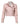 Dolce & Gabbana Light Pink Collar Leather Women Biker Jacket