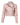 Dolce & Gabbana Light Pink Collar Leather Women Biker Jacket
