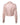 Dolce & Gabbana Light Pink Collar Leather Women Biker Jacket