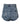 Dolce & Gabbana Blue Floral Print Denim Cotton Hot Pants Shorts