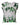 Dolce & Gabbana White Green Pea Print Sleeveless Blouse Top