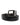 Dolce & Gabbana Black Embellished Metal Logo Buckle Belt