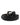 Dolce & Gabbana Black Studded Leather Metal Logo Buckle Belt
