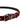 Dolce & Gabbana Black Red Leopard Silver Metal Buckle Belt