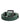 Dolce & Gabbana Dark Green Leather Silver Metal Buckle Belt