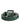 Dolce & Gabbana Dark Green Leather Silver Metal Buckle Belt