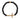 Nialaya Elegant Gold & Black Lava Stone Bracelet