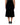 Dolce & Gabbana Black High Waist Fit Flared Midi Skirt