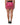 Dolce & Gabbana Pink Rhinestone Embellished Logo Mini Skirt
