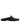 Dolce & Gabbana Black Leather DG Chain Embellished Sandals Shoes