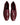 Dolce & Gabbana Burgundy Calfskin Leather Formal Slip On Shoes