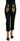 Dolce & Gabbana Military Embellished Pants Black Gold Dress Pant