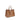 Valentino Garavani Brown Calf Leather Bos Taurus Shoulder Bag