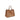 Valentino Garavani Brown Calf Leather Bos Taurus Shoulder Bag