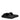 Versace Black Leather Slippers