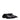 Moschino Black Leather Mules