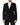 Dolce & Gabbana Black SICILIA Double Breasted Coat Blazer