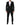 Dolce & Gabbana Black Jacquard Single Breasted 2 Piece Suit